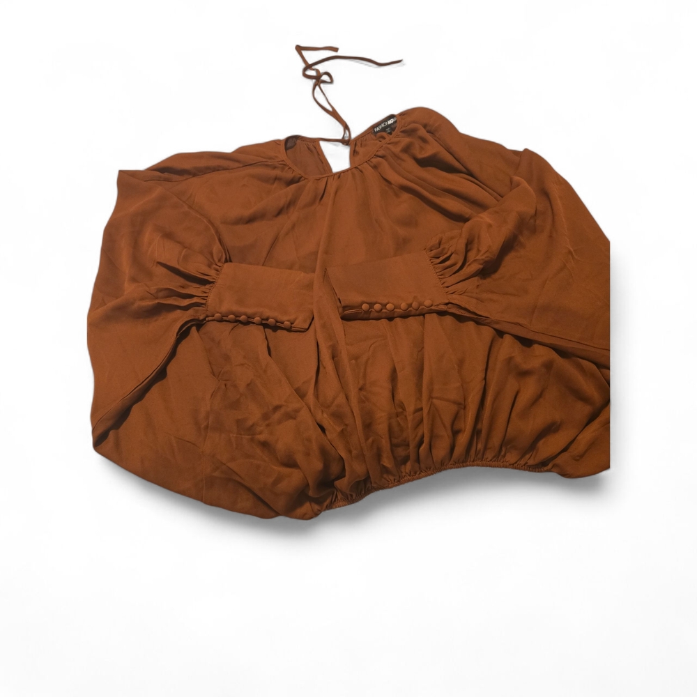 Fashion Nova Brown Blouse